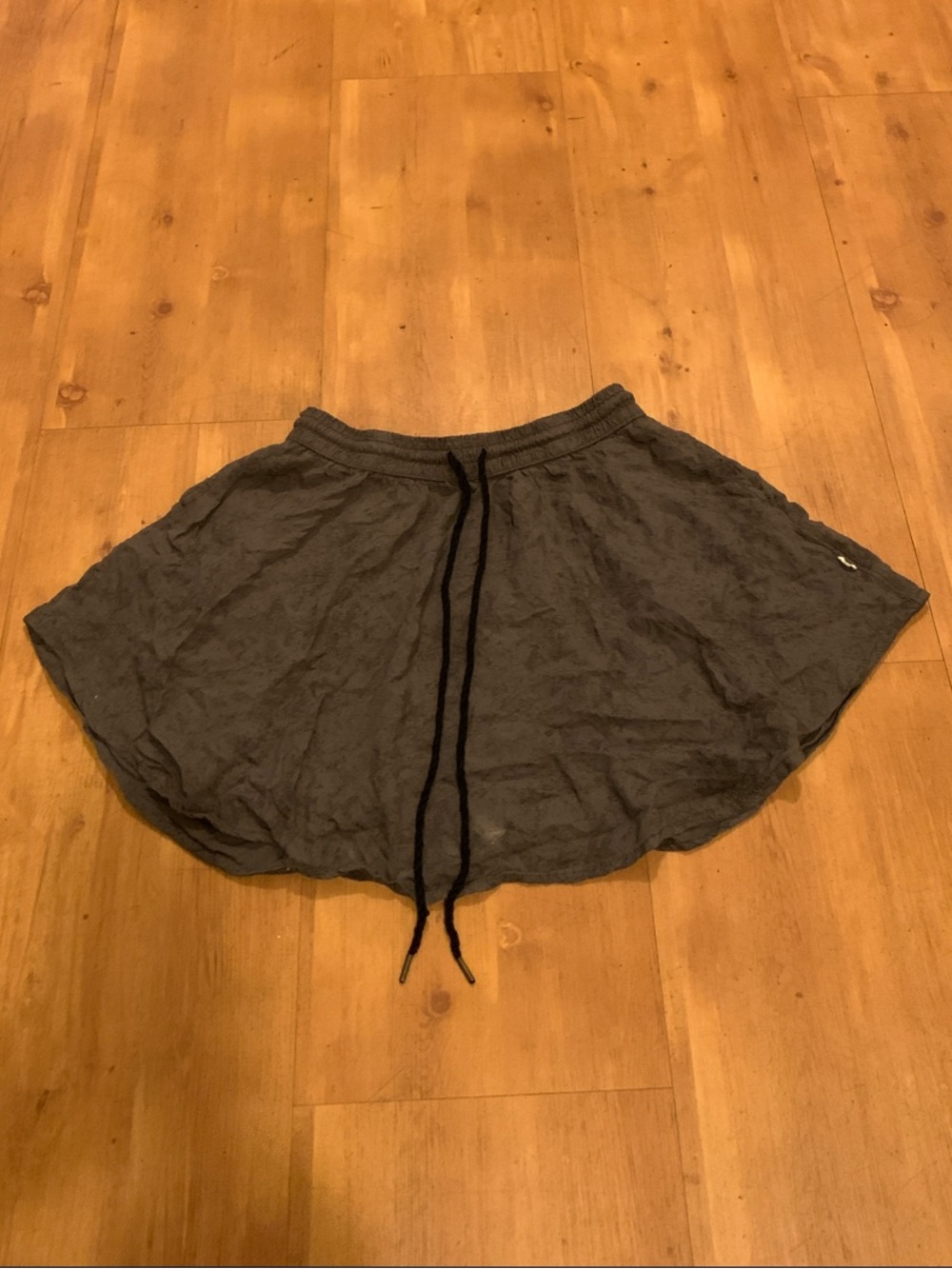 Vans Gray Drawstring Circle Skirt